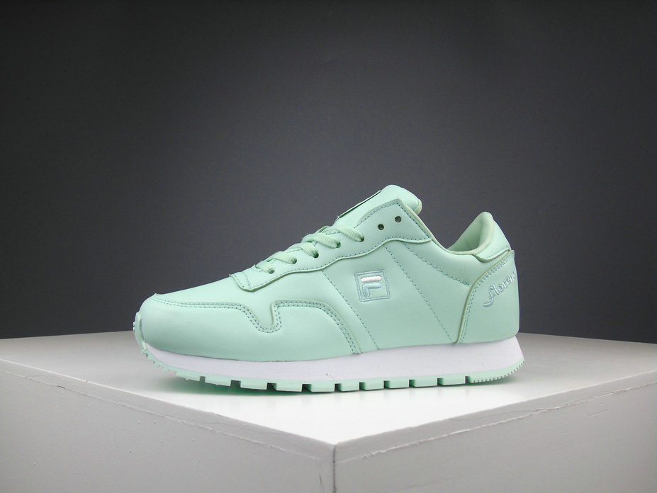 FILA Retro Shoes Leather Women Light Green